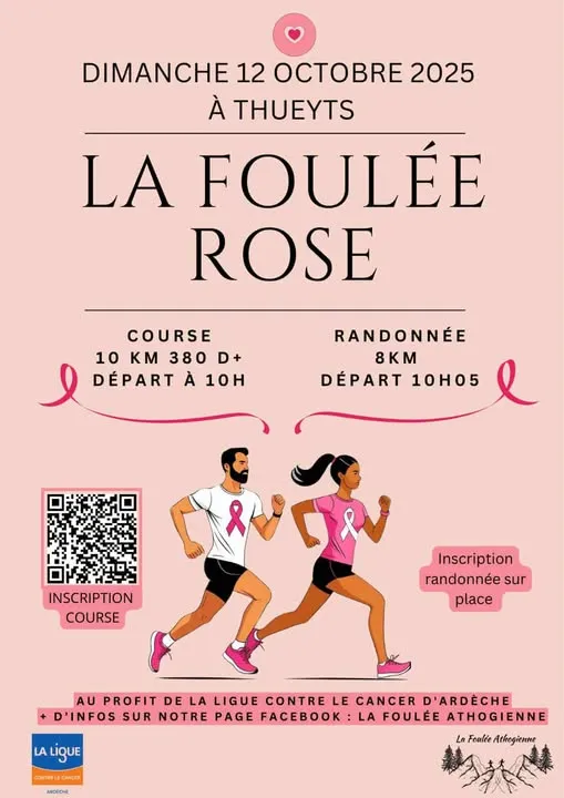 La Foulée Rose – Thueyts 2025 Inscription Résultats