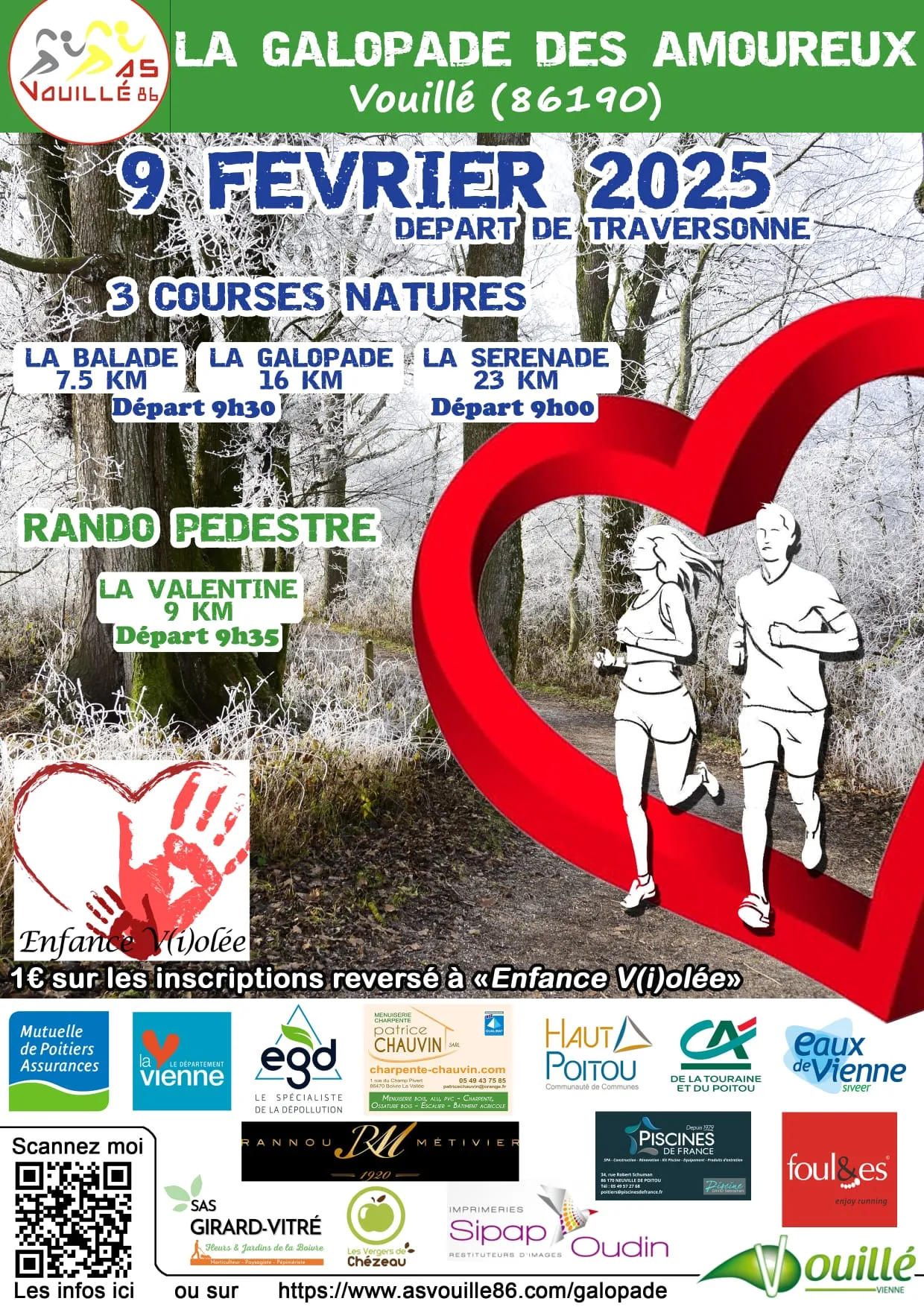 La Galopade des Amoureux 2026 Inscription Résultats