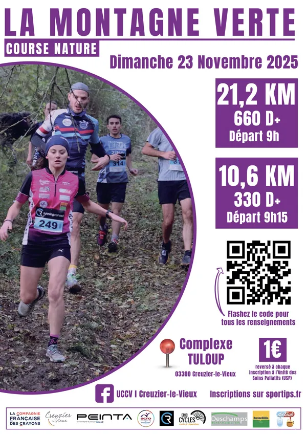 La Montagne verte – Creuzier le vieux 2025 Inscription Résultats
