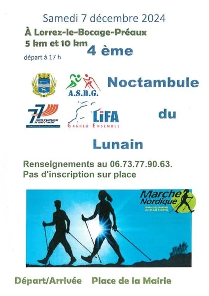 La Noctambule du Lunain 2025 Inscription Résultats