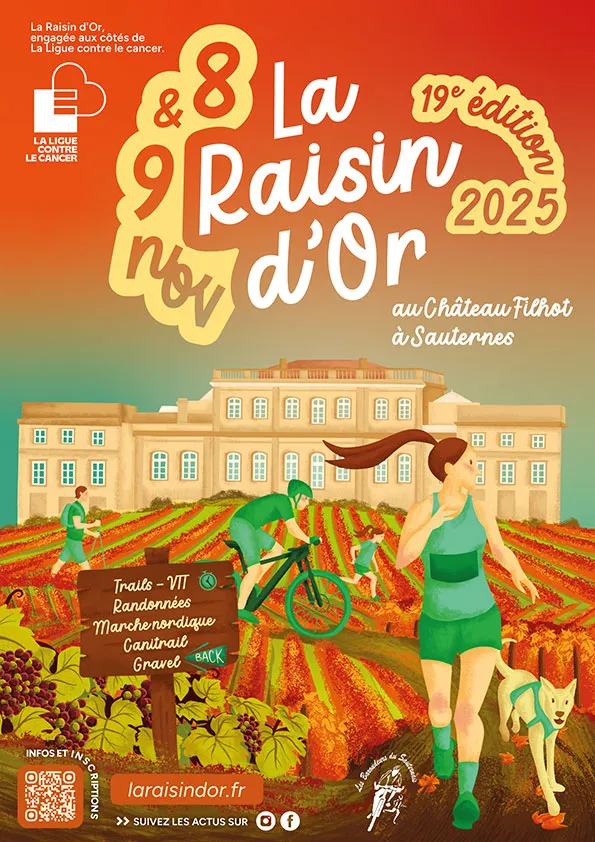 La Raisin d’or en Sauternais 2025 Inscription Résultats