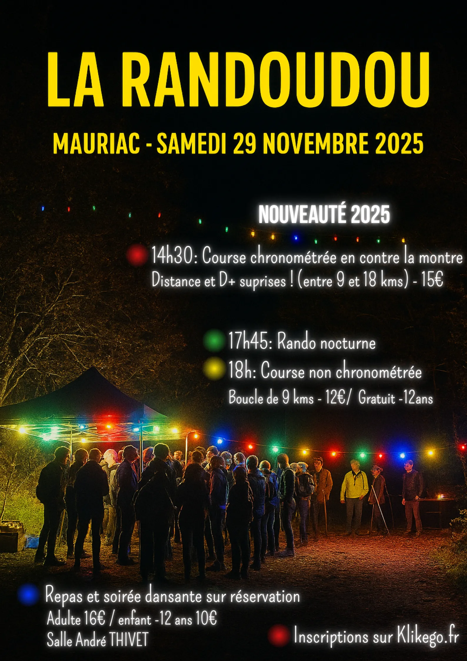 affiche de la course