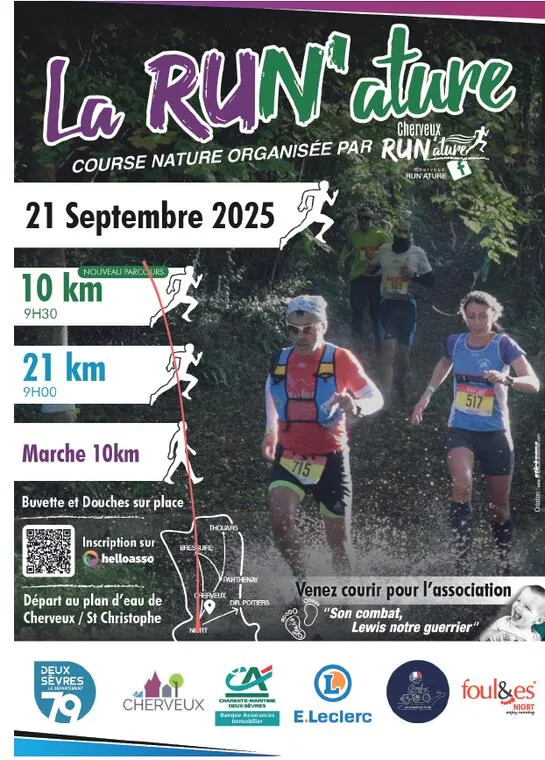 La Run&rsquo;Ature – Cherveux 2026 Guide Inscription Résultats