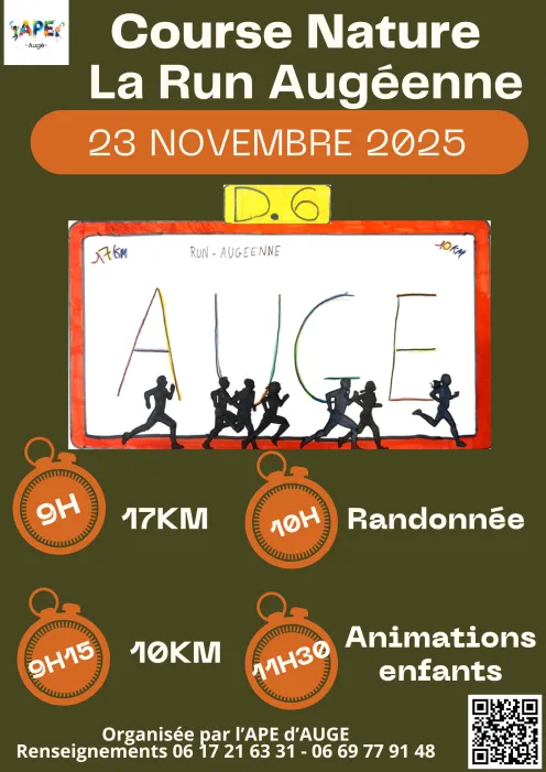 La Run Augéenne 2025 Inscription Résultats