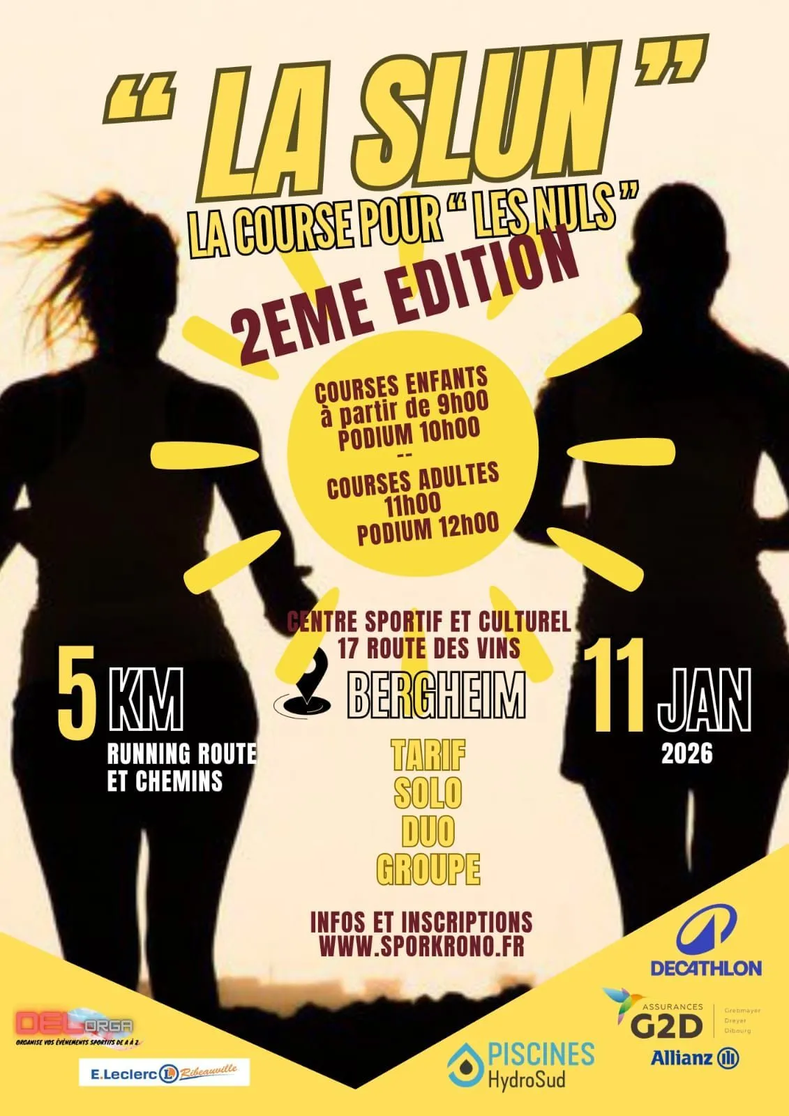 La Slun 2026 Inscription Résultats