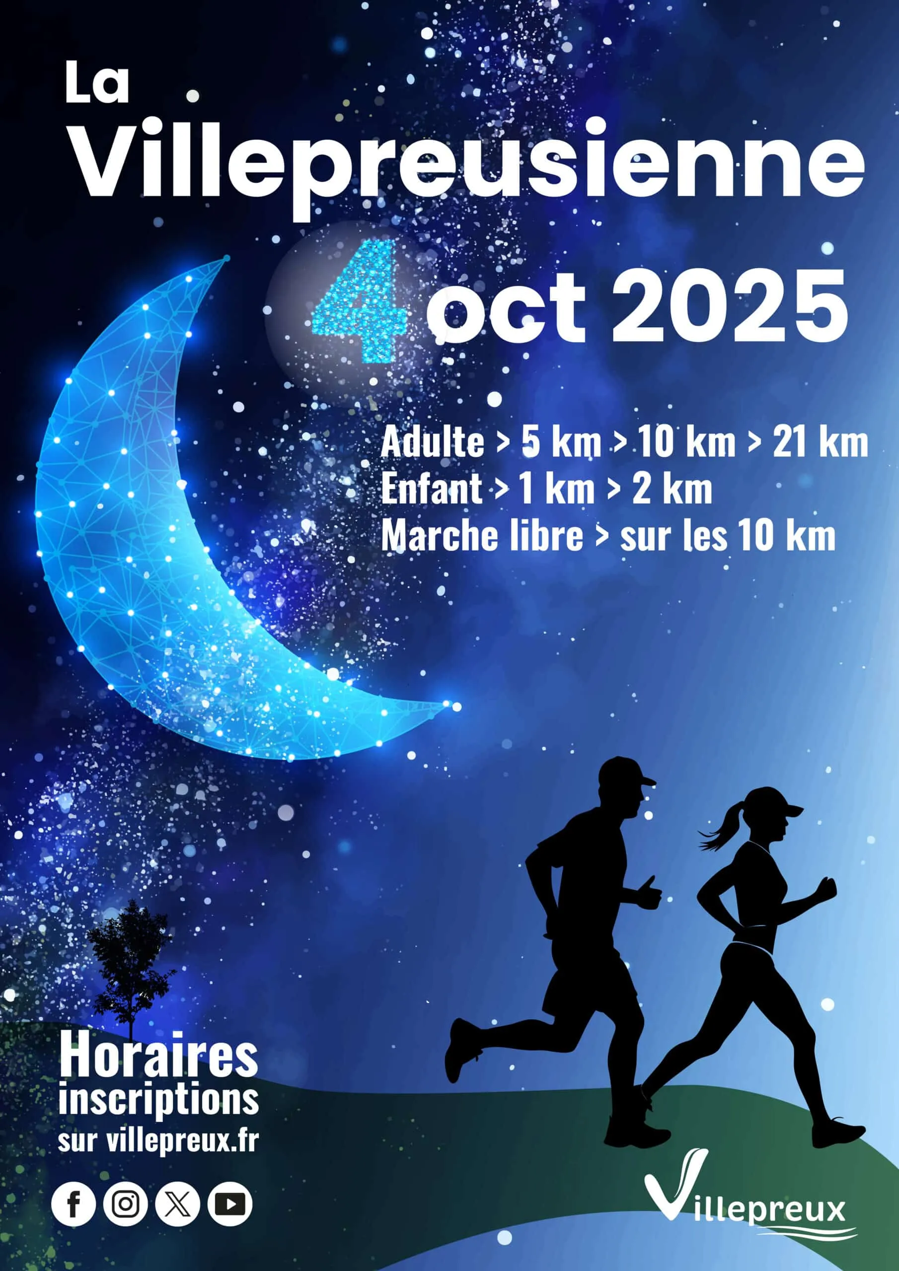 affiche de la course