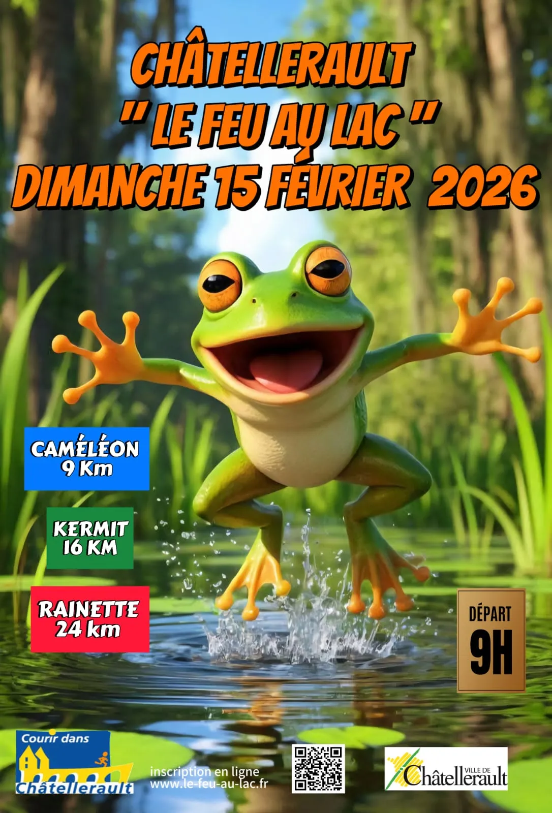 affiche de la course