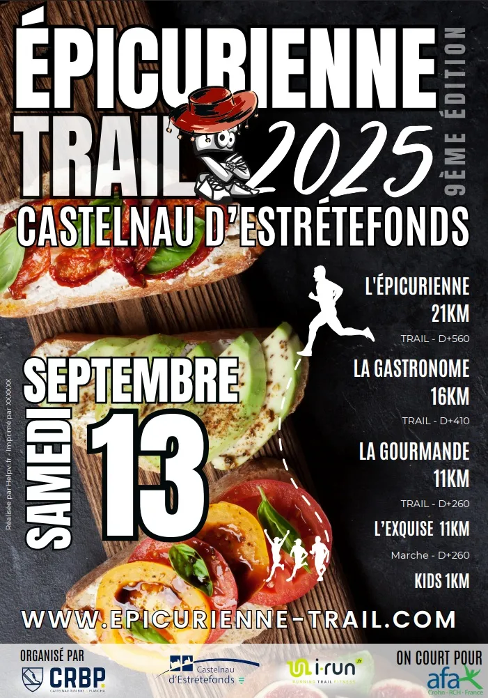 affiche de la course