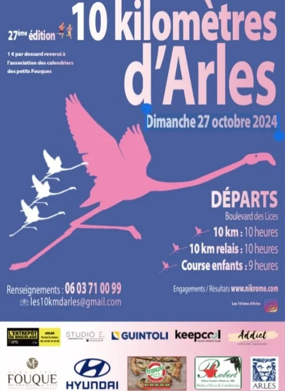 Les 10 km d’Arles 2025 Inscription Résultats