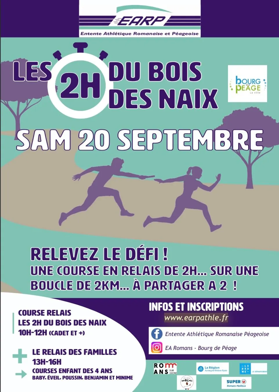 affiche de la course