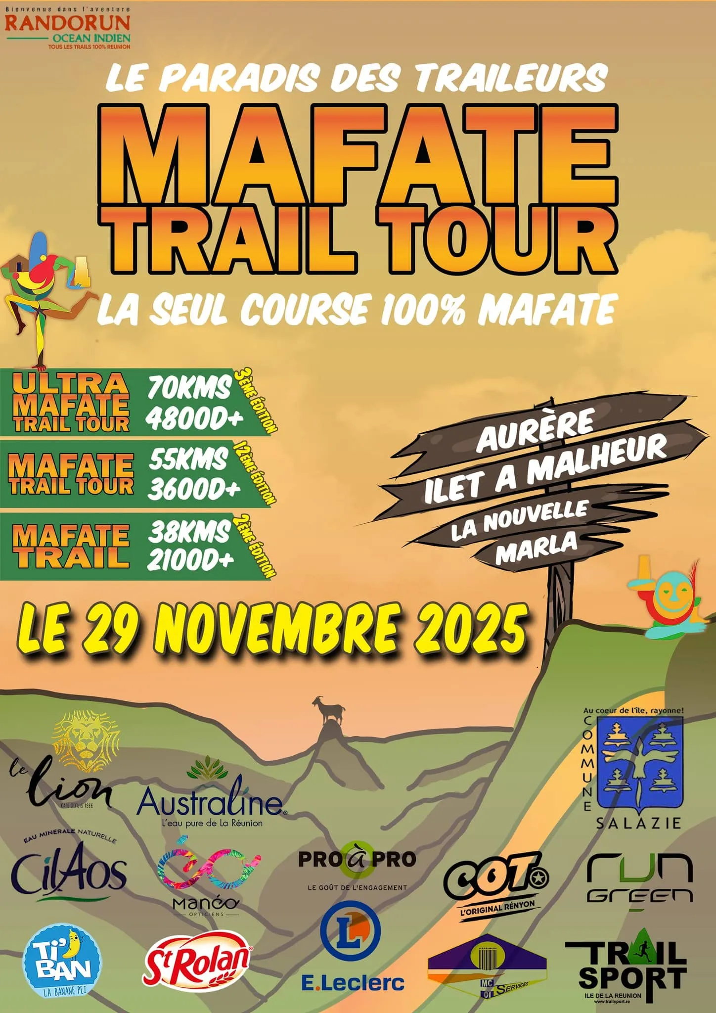 Mafate Trail Tour 2025 Inscription Résultats