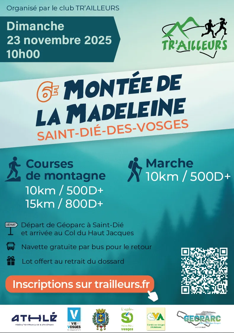Montée de la Madeleine 2025 Inscription Résultats