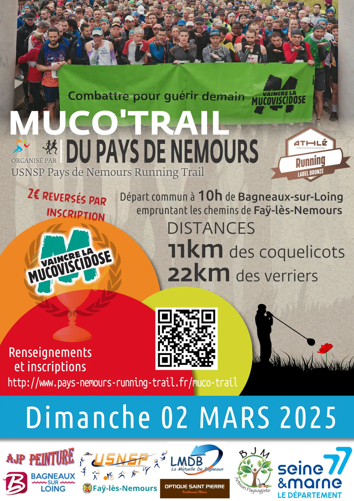 Mucotrail du Pays de Nemours 2026 Inscription Résultats