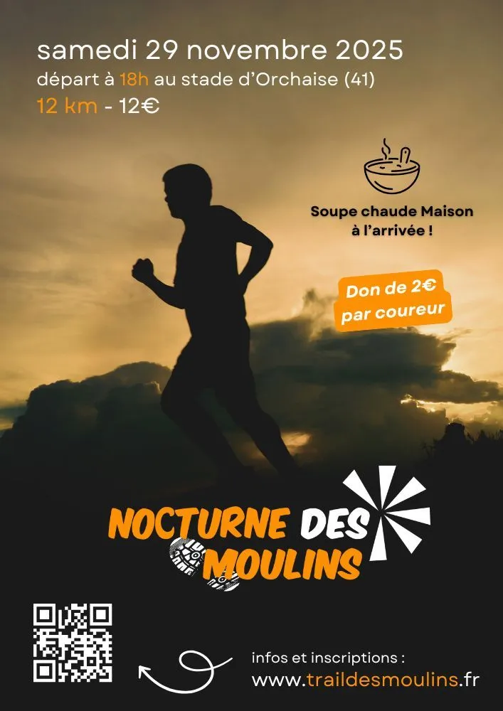 Nocturne des Moulins – Orchaise 2025 Inscription Résultats