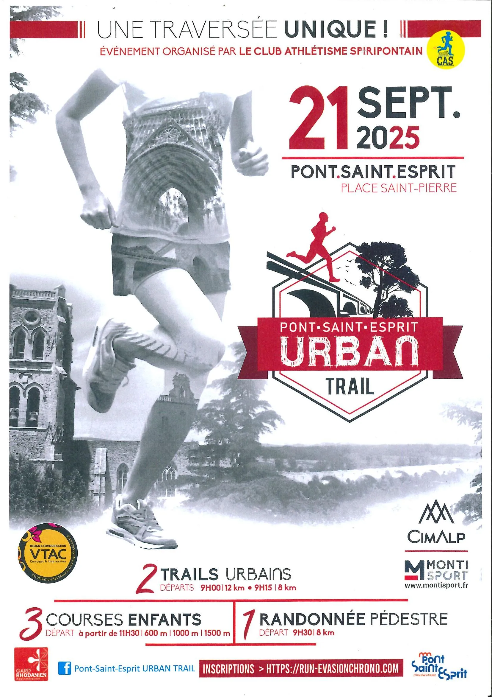 Pont Saint Esprit urban trail 2025 Inscription Résultats