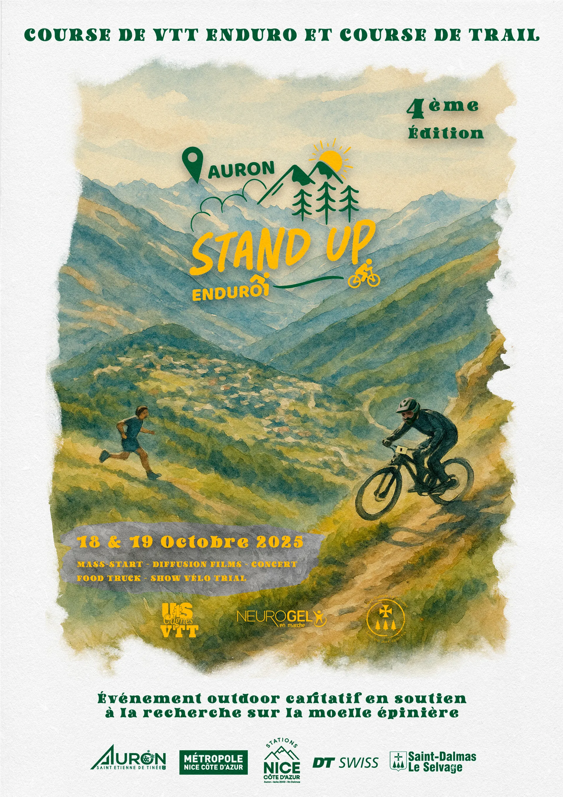 Stand Up Trail Enduro Auron 2025 Inscription Résultats
