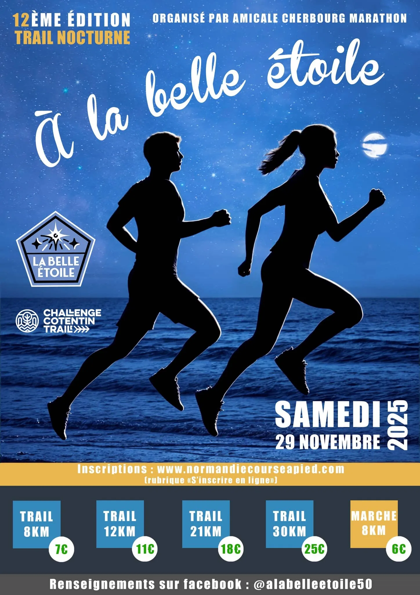 Trail à la Belle Etoile 2025 Inscription Résultats