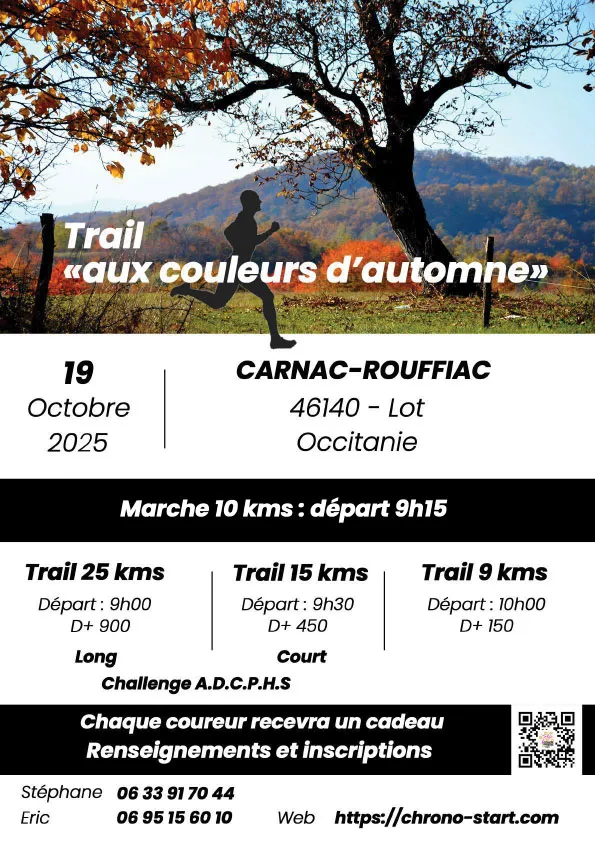 affiche de la course