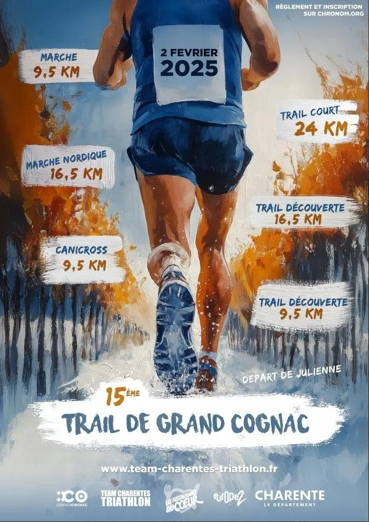 Trail de Grand Cognac 2026 Inscription Résultats