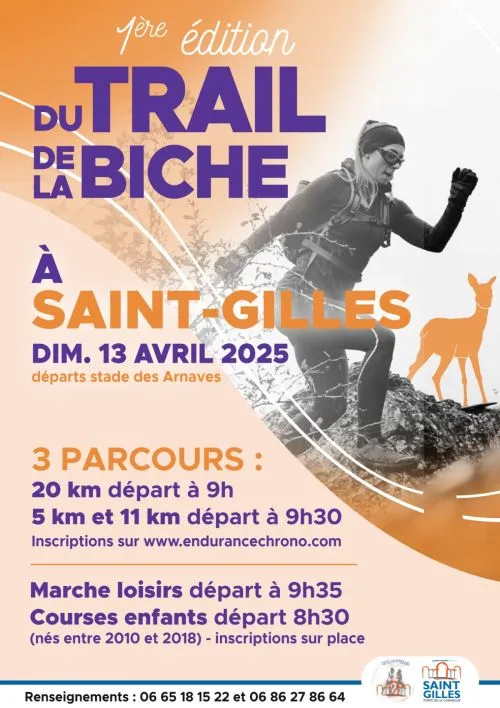 Trail de la Biche Saint Gilles 2026 Inscription Résultats
