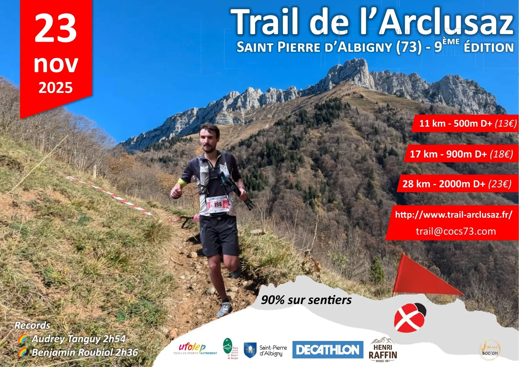 Trail de l’Arclusaz 2025 Inscription Résultats