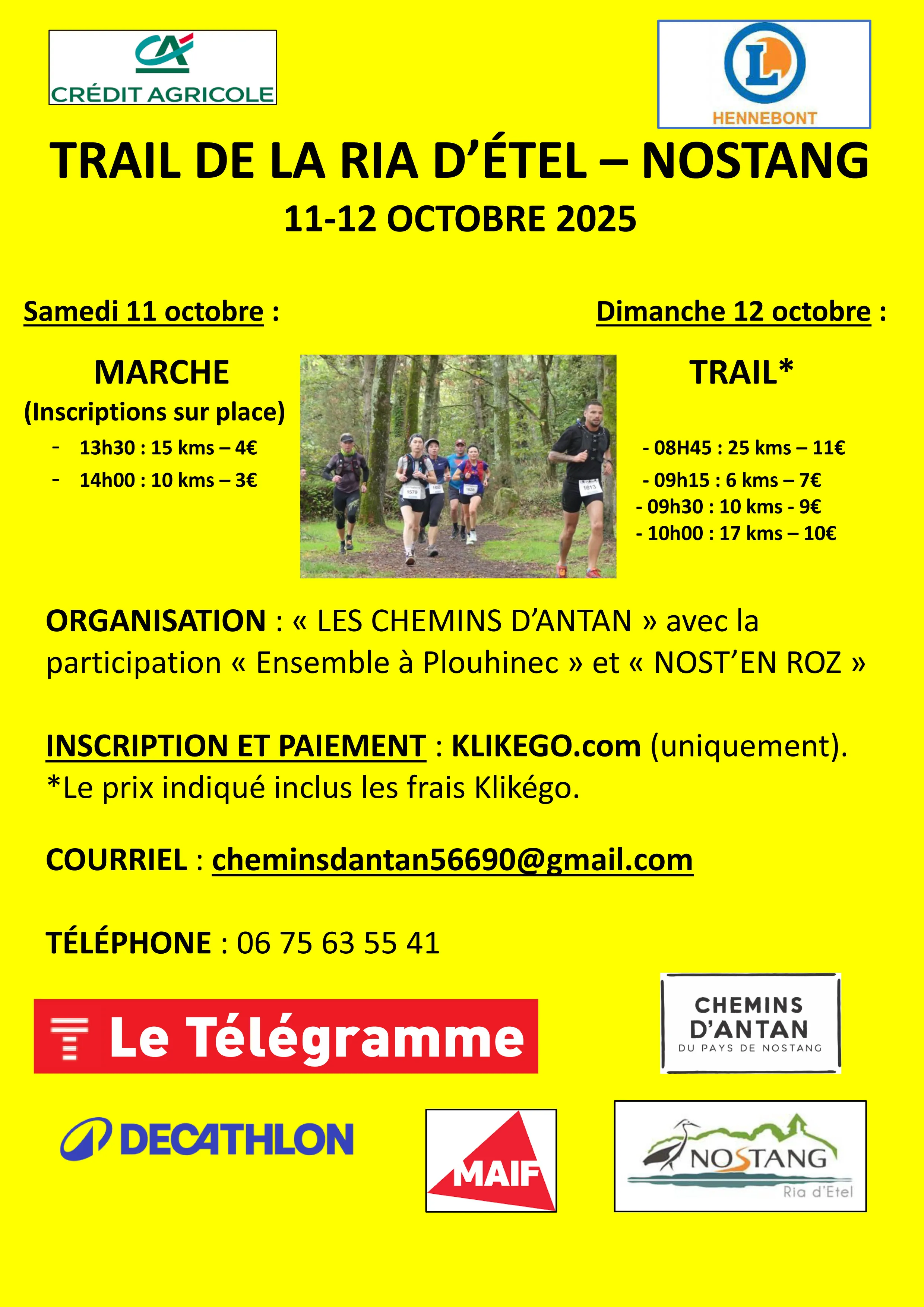 affiche de la course