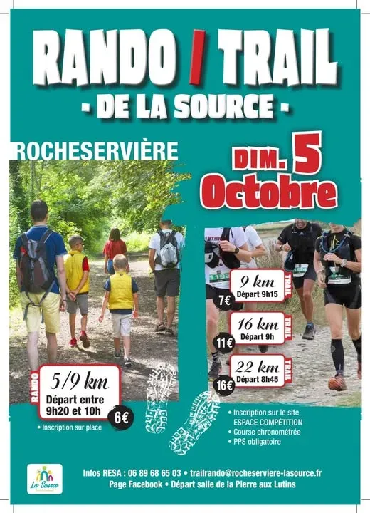 Trail de la Source Rocheservière 2025 Inscription Résultats