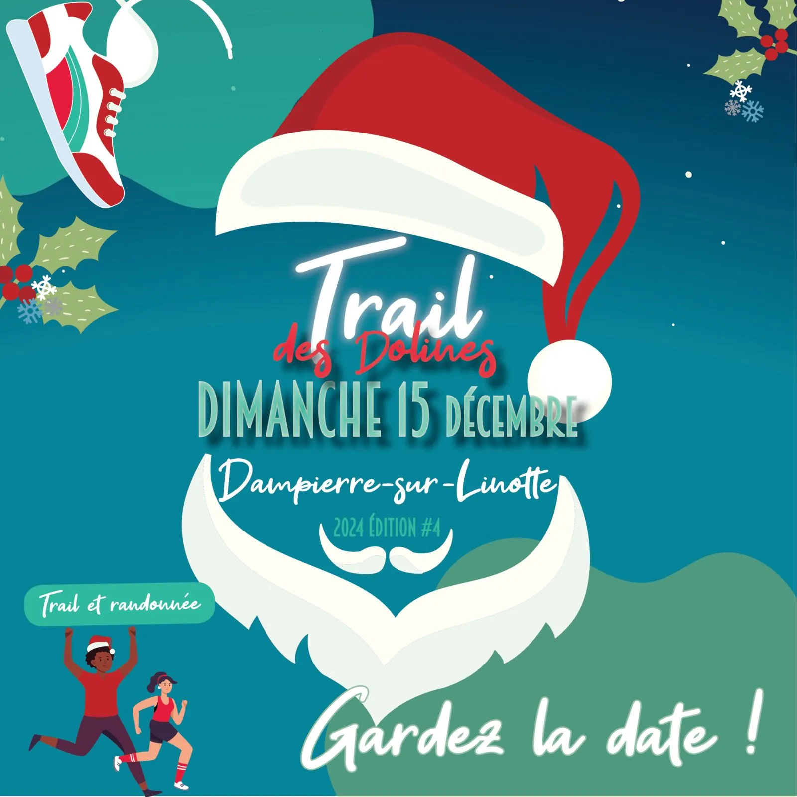 Trail de Noël Dampierre sur Linotte 2025 Inscription Résultats