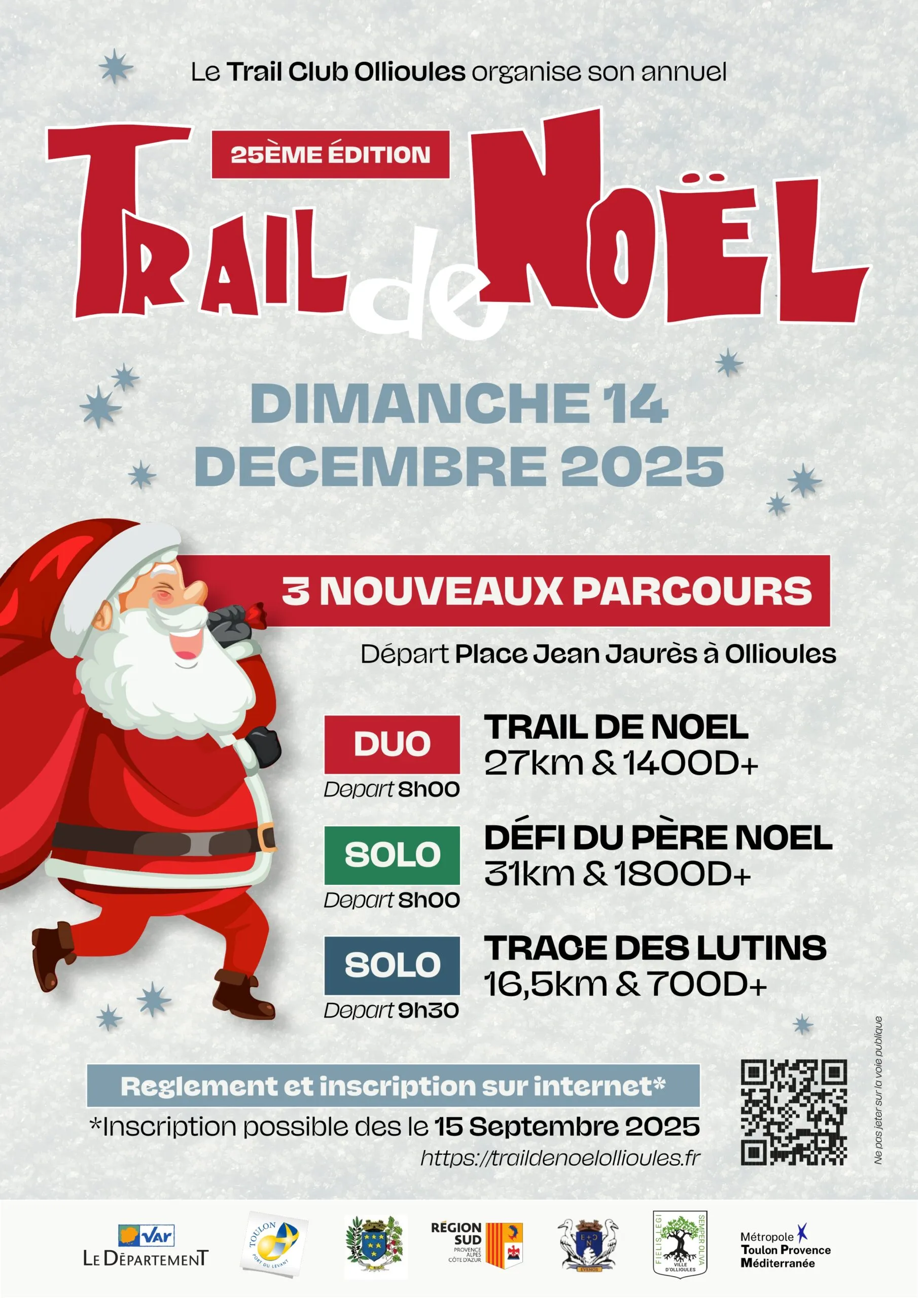 Trail de Noël – Ollioules 2025 Inscription Résultats