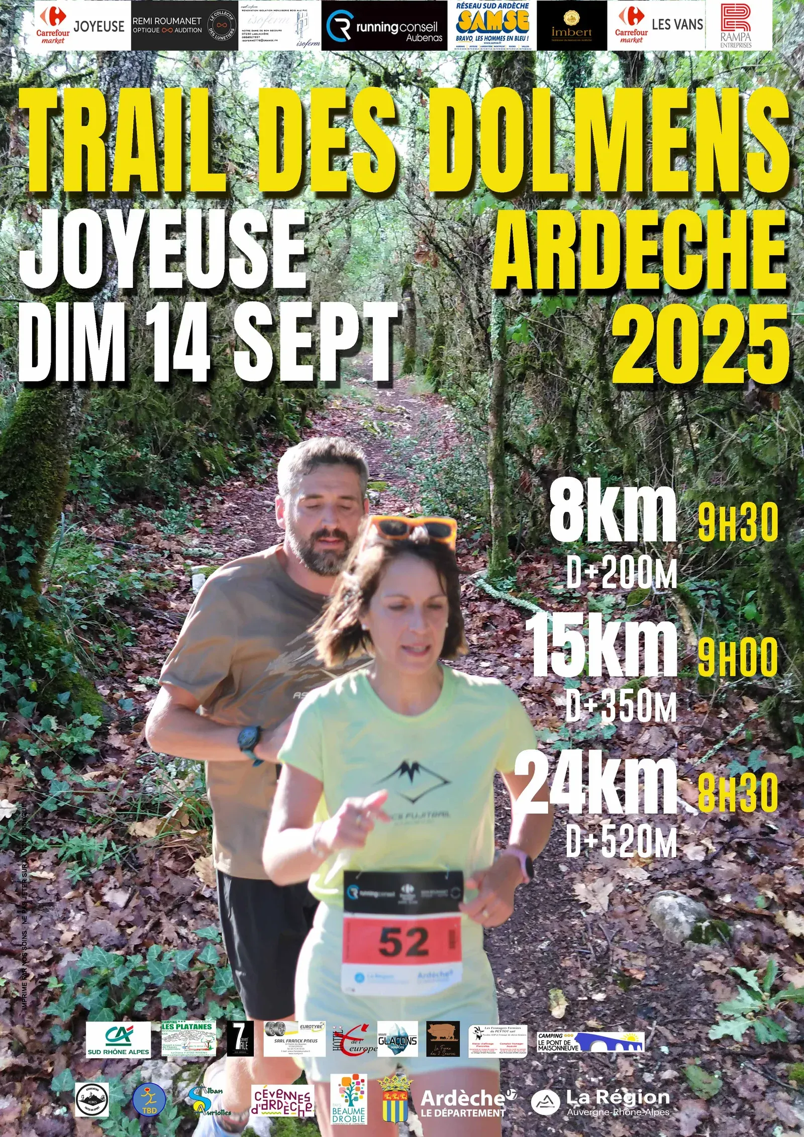 Trail des Dolmens Ardèche 2025 Inscription Résultats