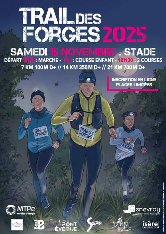 Trail des Forges – Pont Eveque 2025 Inscription Résultats