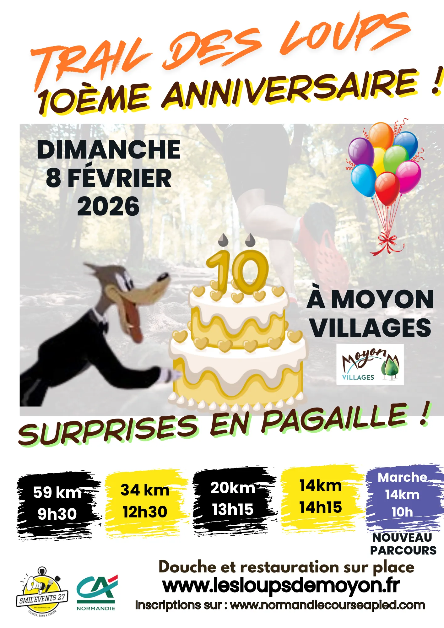 affiche de la course