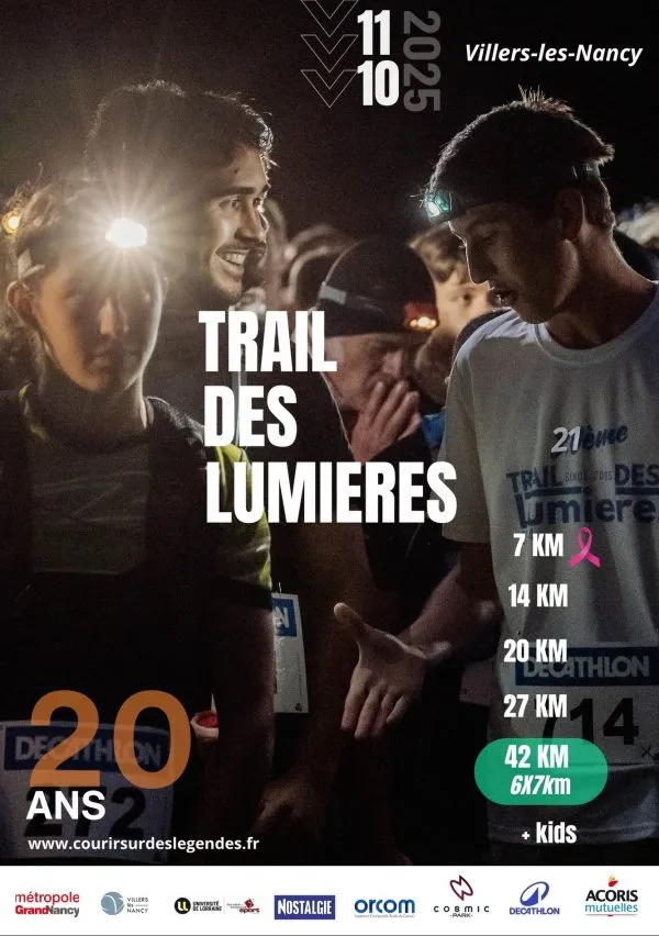 Trail des Lumières – Villers les Nancy 2025 Inscription Résultats