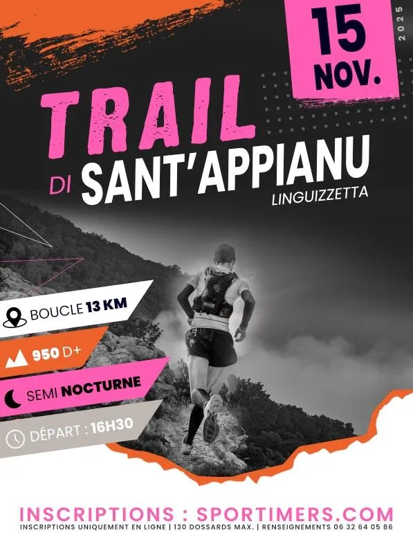 Trail di Sant’Appianu 2025 Inscription Résultats