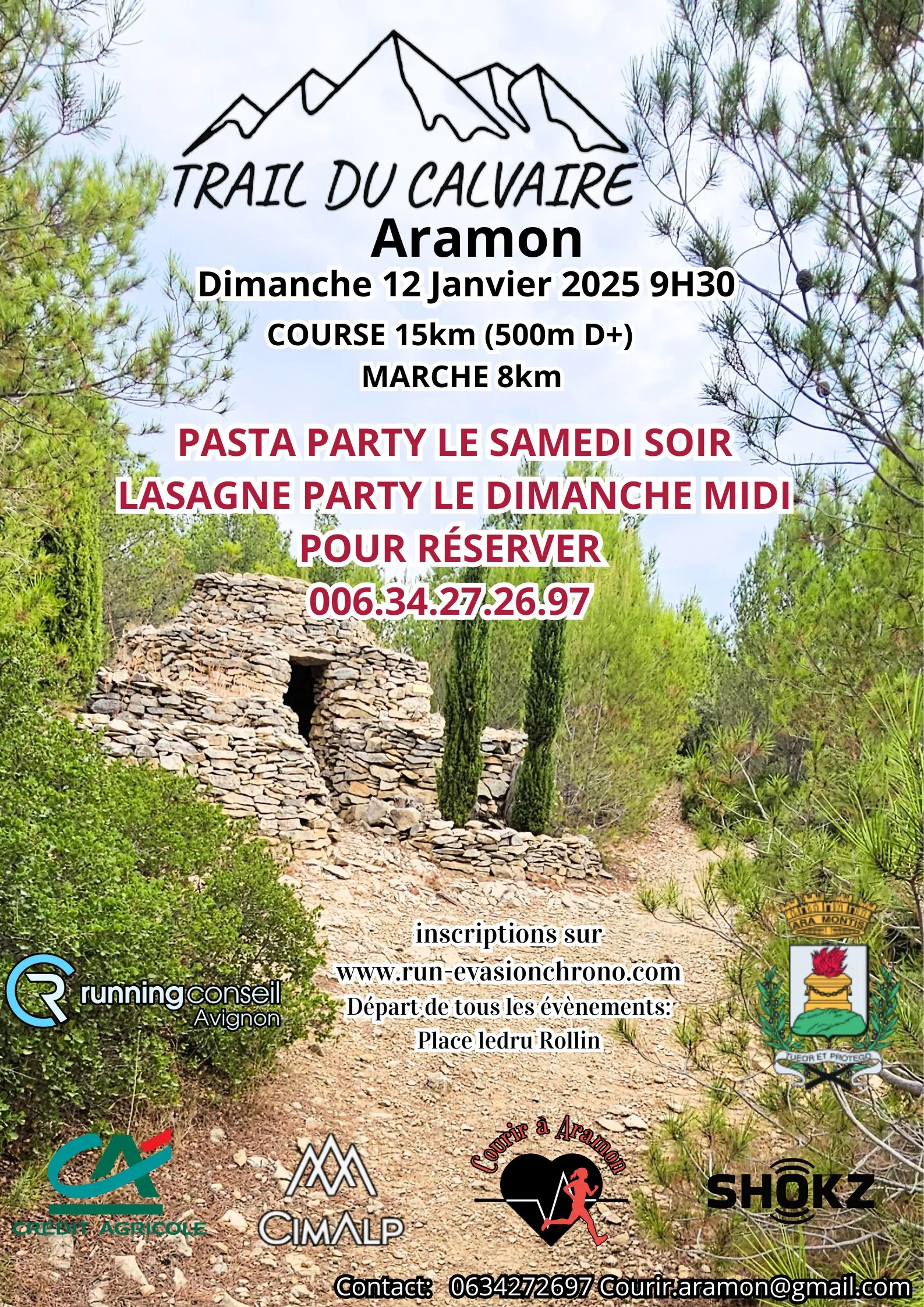 Trail du Calvaire – Aramon 2026 Inscription Résultats