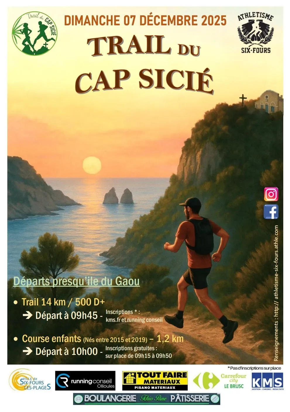 Trail du Cap Sicié 2025 Inscription Résultats