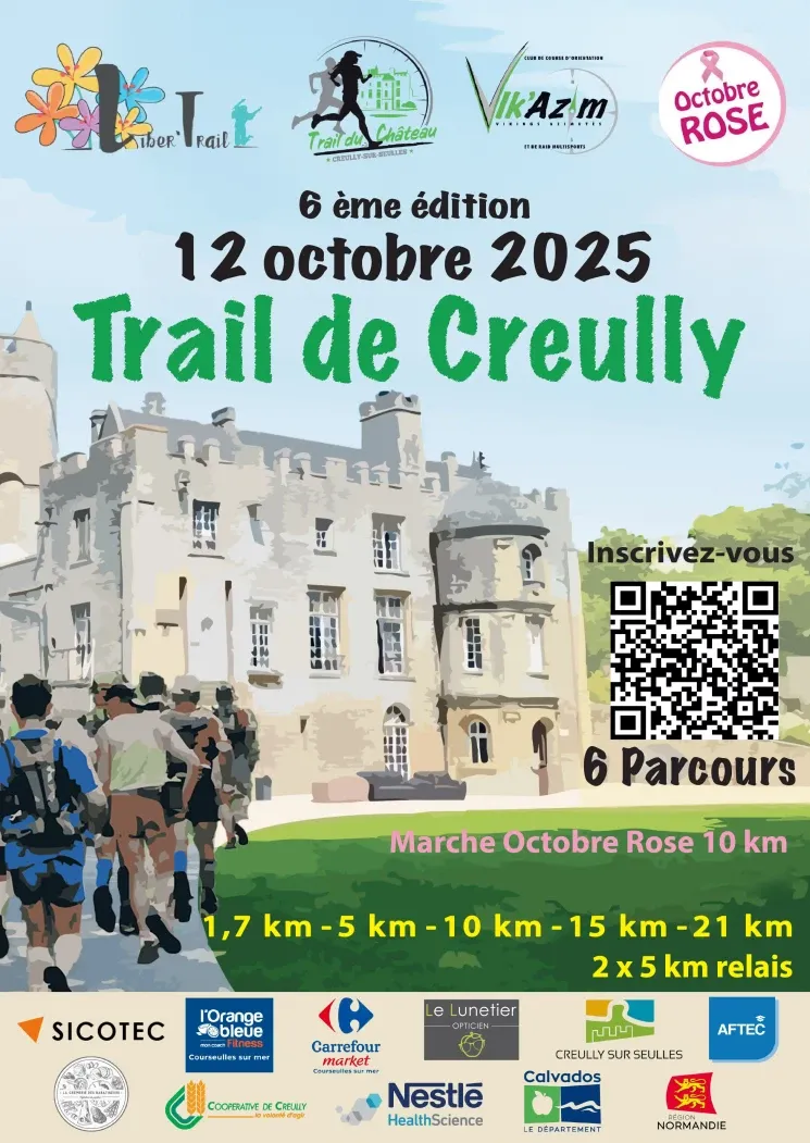 Trail du Château – Creully 2025 Inscription Résultats