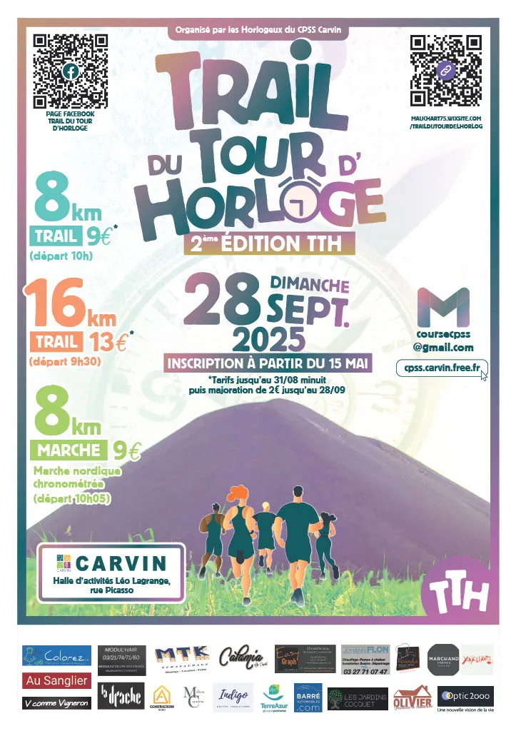 Trail du Tour d’Horloge 2025 Inscription Résultats