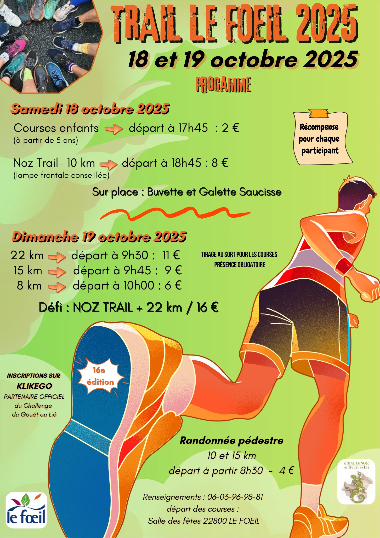 Trail Le Foeil 2025 Inscription Résultats