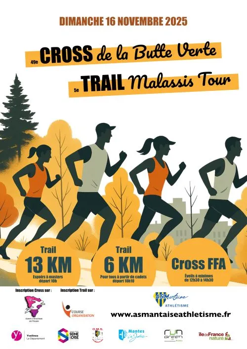 Trail Malassis Tour – Cross de la Butte Verte 2025 Inscription Résultats