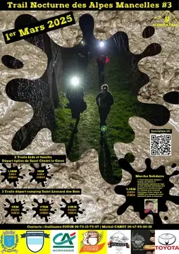Trail nocturne des Alpes Mancelles 2026 Inscription Résultats