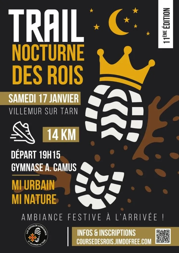 Trail nocturne des Rois 2026 Inscription Résultats
