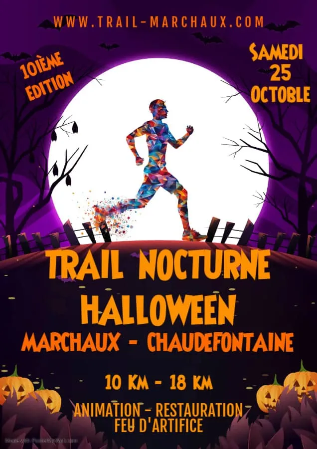 Trail nocturne d’Halloween Marchaux 2025 Inscription Résultats