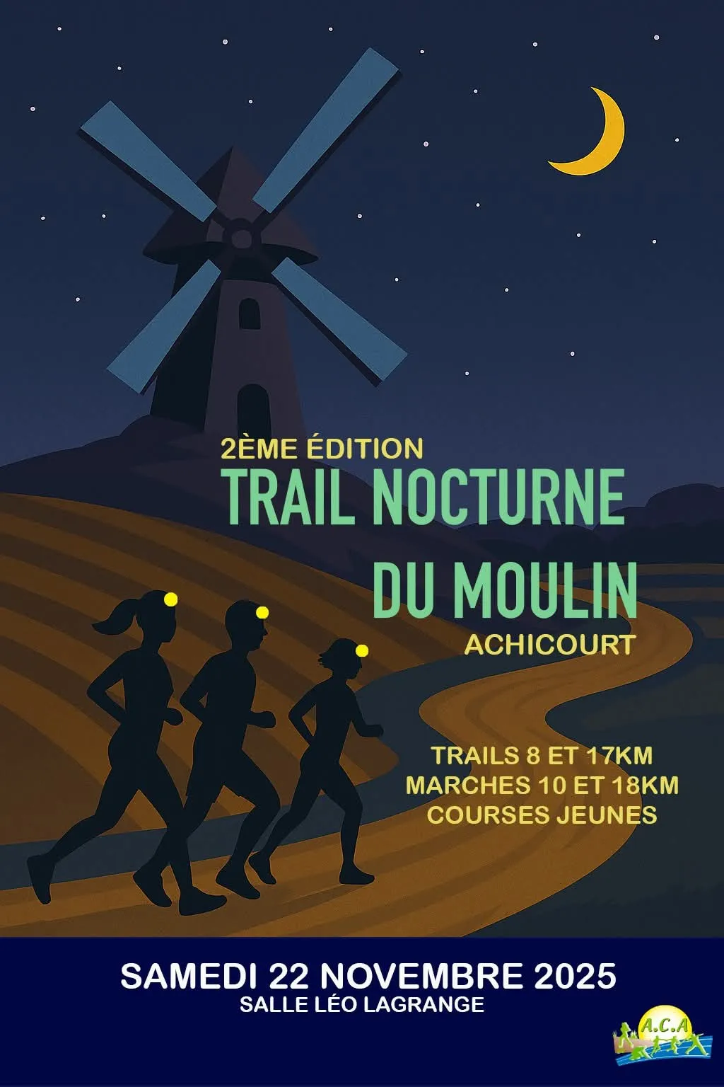 Trail nocturne du Moulin 2025 Inscription Résultats