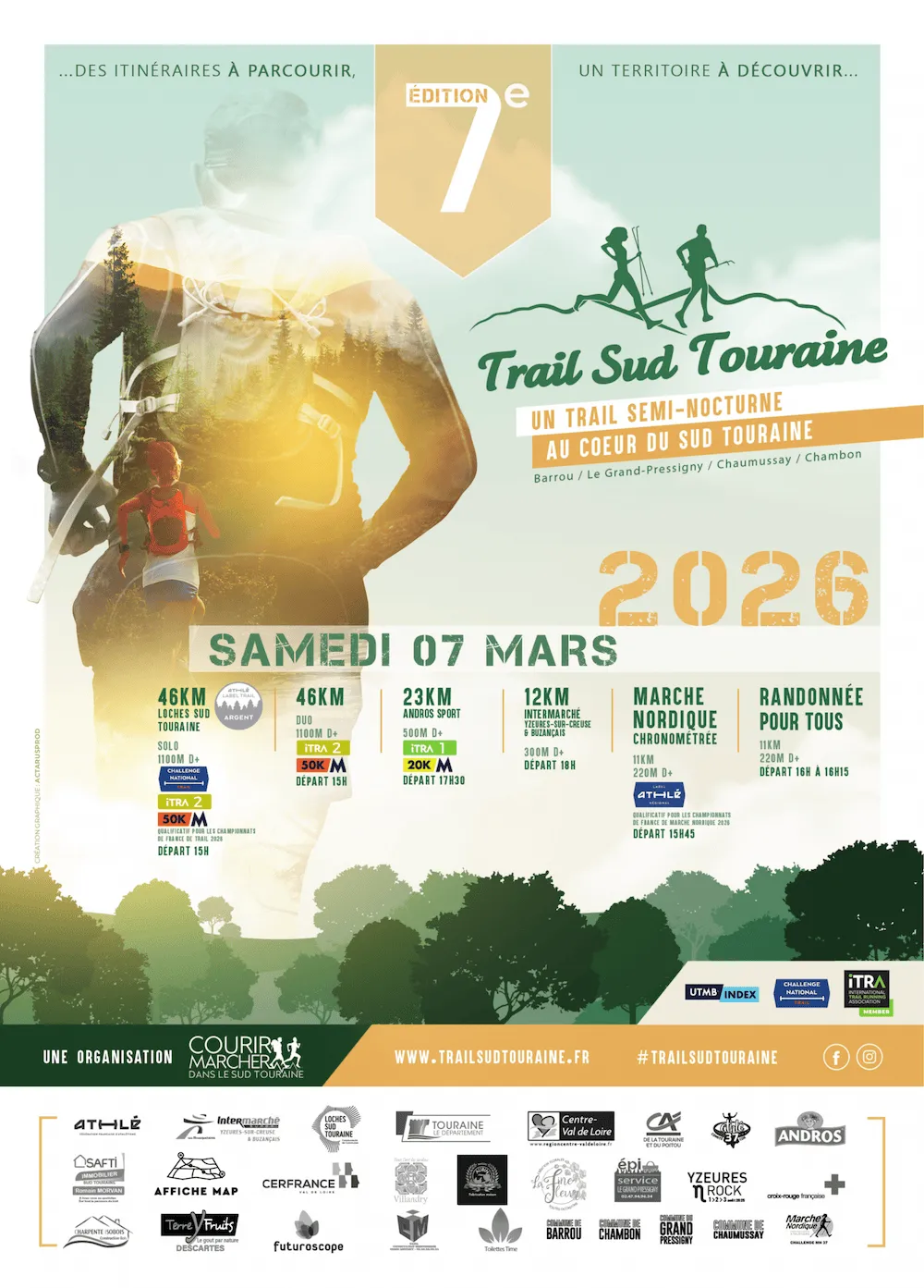 Trail Sud Touraine 2026 Inscription Résultats