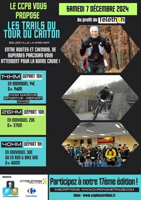 Trail Ultra Long du Tour du Canton 2025 Inscription Résultats