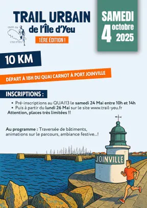 Trail urbain de l’île d’Yeu 2025 Inscription Résultats