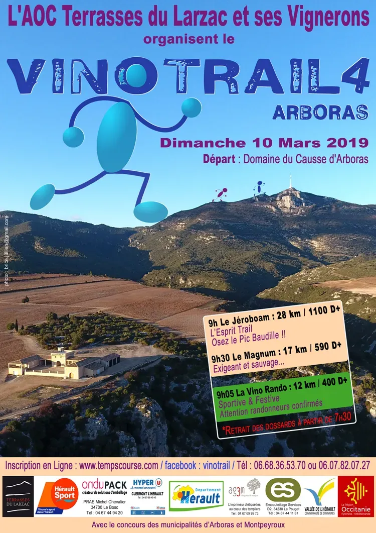 Vino Trail Arboras – 2019 2025 Inscription Résultats