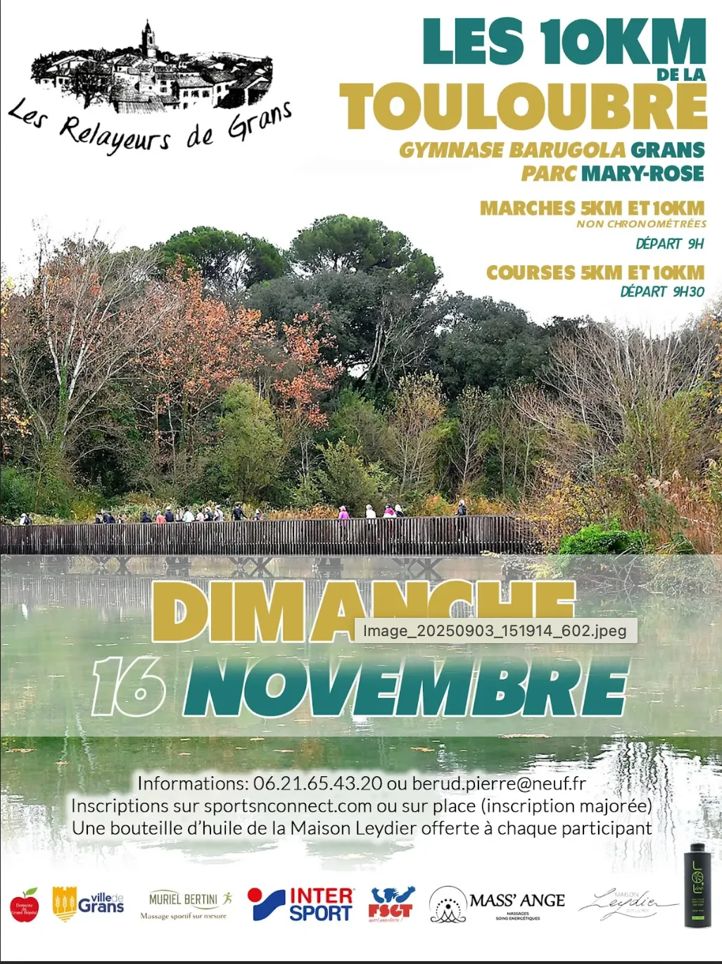 affiche de la course