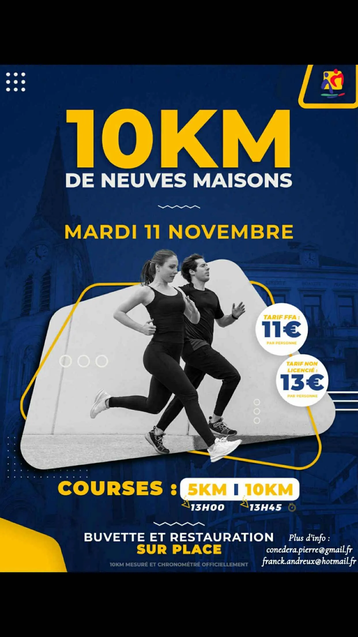 10km de Neuves Maisons 2025 Inscription Résultats